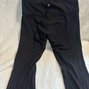 Lululemon Athletica Black Dotted Leggings